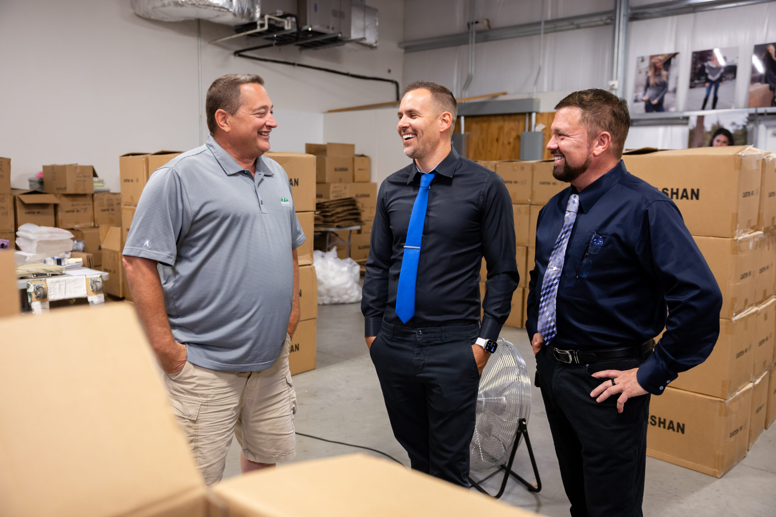 Nick and Paul speak with a Customer