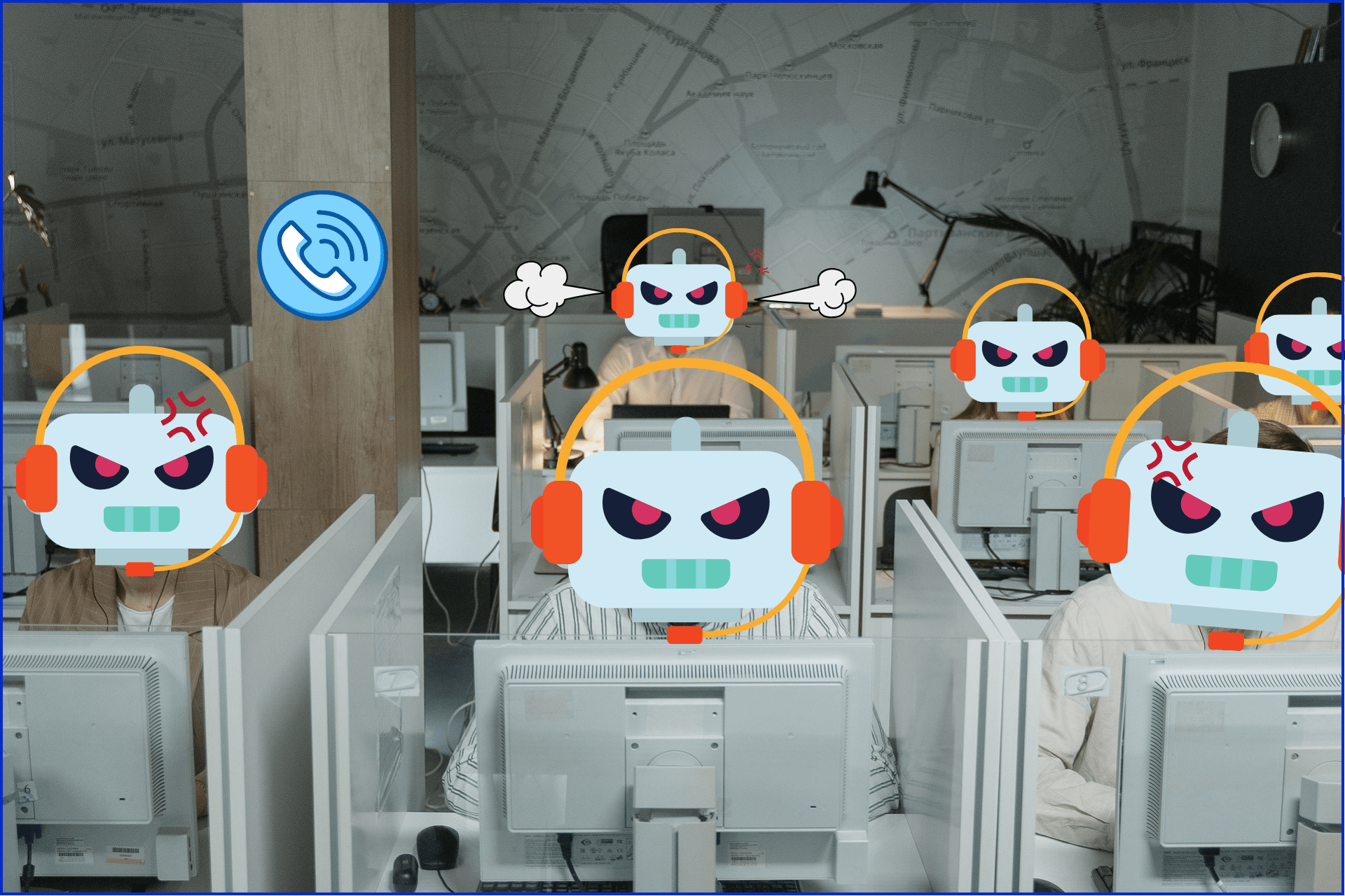 Robo spam call for blog voice
