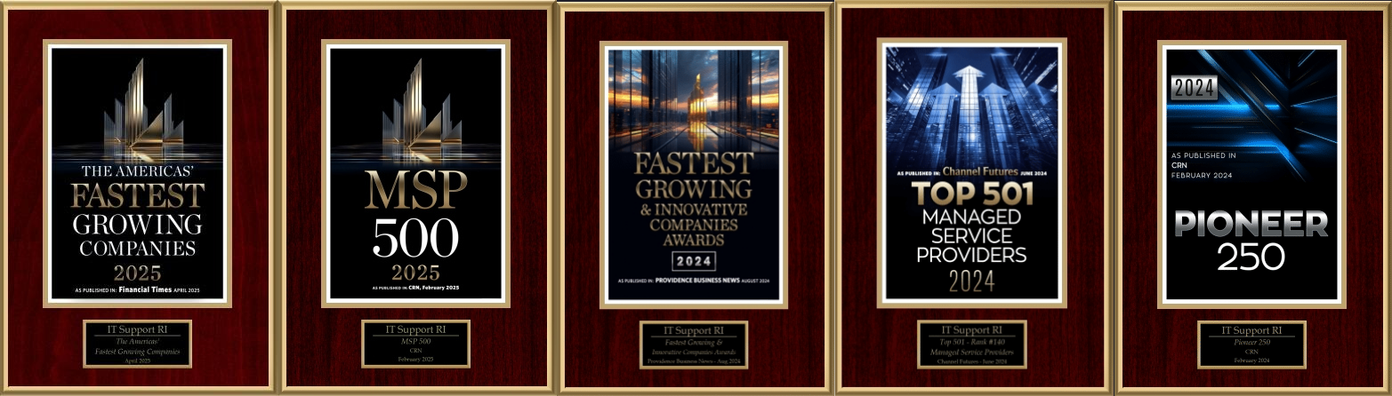 Homepage Updated Awards picture 2025 2 IT Support Awards